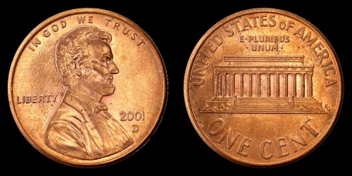 Usa 1 cent 2001D km 201b.jpeg