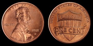  USA, 1 Cent 2021D, KM 469, Stan I