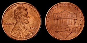  USA, 1 Cent 2022D, KM 469, Stan I