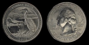 USA, 25 Cents 2015 P Bombay Hook - Delaware, KM 600, stan I
