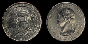 USA, 25 Cents 2018P Apostle Islands - Wisconsin, stan I