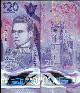 BARBADOS, 20 DOLLARS 2022, Pick W83