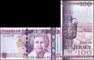 JERSEY	100 POUNDS 2012, Diamentowy Jubileusz 1952-2012,  Pick 37