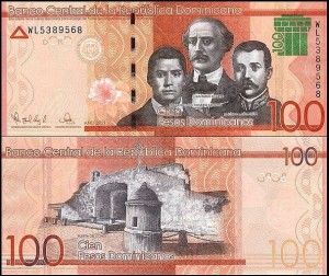 DOMINIKANA, 100 PESOS DOMINICANOS 2021 Pick 190