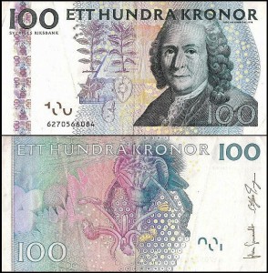 SZWECJA 100 KRONOR (200)6 Pick 65c
