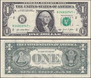 STANY ZJEDNOCZONE 1 DOLLAR 2021, B - New York, zastępczy *, Pick W549r