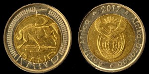 Afryka Południowa - RPA, 5 Rand 2017, UC25