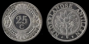 Antyle Holenderskie 25 Cents 1994 , KM 35
