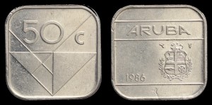 Aruba, 50 Cents RR, KM 4