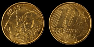 Brazylia, 10 Centavos 2008, Pedro, KM 649.2