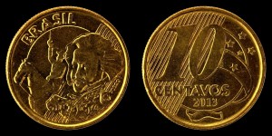 Brazylia, 10 Centavos 2013, Pedro, KM 649.2