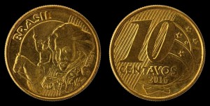 Brazylia, 10 Centavos 2016, Pedro, KM 649.2