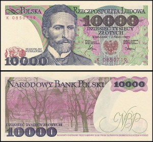 POLSKA, 20000 ZŁOTYCH 1.2.1987, seria K, Parch. 203a2