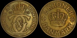 Dania, 2 Kroner ,KM 825.1
