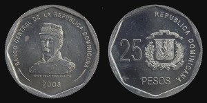 Dominikana 25 Pesos, KM 107