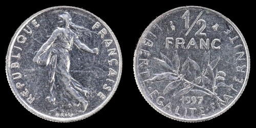 Francja 0,5 Franka1997.jpeg