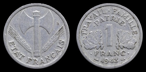 Francja 1 Franc , KM 902.1 , 1.2zł.jpeg