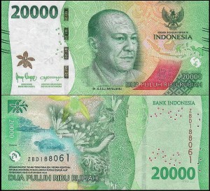 INDONEZJA, 20000 RUPIAH 2024 Pick W166