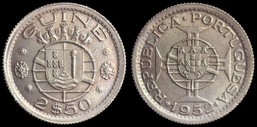Gwinea portugalska bissau 2,5 Escudos 1952 km 9.jpeg