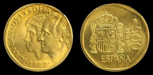 Hiszpania 500 Pesetas 1989 , KM 831 , 25zł.jpeg