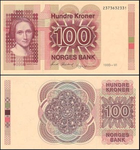 ORWEGIA, 100 KRONER 1993 Pick 43d