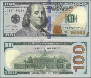 STANY ZJEDNOCZONE 100 DOLLARS 2009A, C3 - Philadelpia, Pick 536