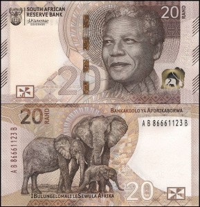 AFRYKA POŁUDNIOWA - RPA 20 RAND (2023) Pick W149