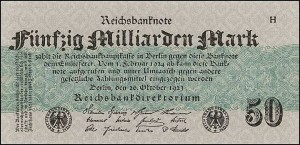 NIEMCY, 50000000000 MARK 26.10.1923, Pick 125a1