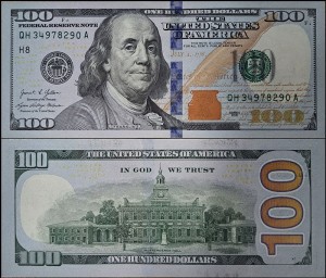 STANY ZJEDNOCZONE 100 DOLLARS 2021, H8 - St. Louis, Pick W555