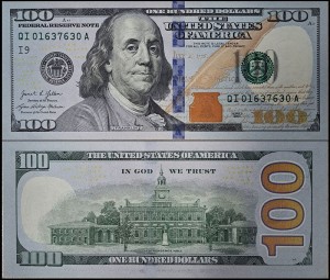 STANY ZJEDNOCZONE 100 DOLLARS 2021, I9 - Minneapolis, Pick W555