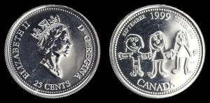 Kanada, 25 Cents 1999, KM 350, Wrzesień