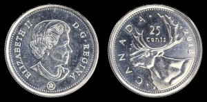 Kanada, 25 Cents 2018, KM 493