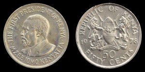Kenia, 50 Cents 1978, KM 13