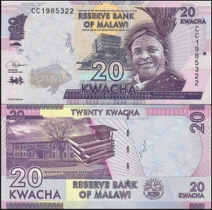 MALAWI, 20 KWACHA 2020 Pick 63