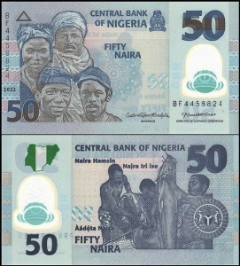 NIGERIA, 50 NAIRA 2023, plastik, Pick 40