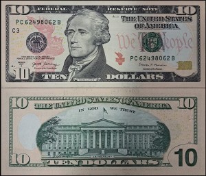 STANY ZJEDNOCZONE 10 DOLLARS 2017A, C3 - Filadelfia, Pick W545B
