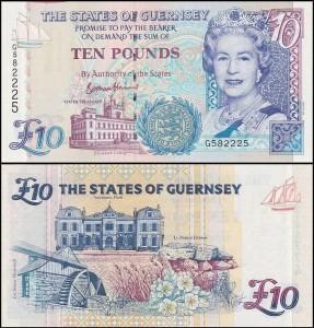 GUERNSEY, 10 POUNDS (1995-2008) Pick 57d