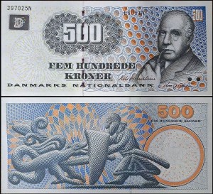 DANIA 500 KRONER (20)06 seria B6 Pick 63c1