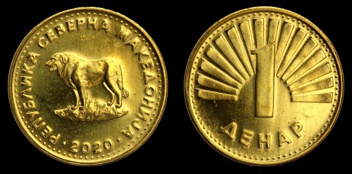 Macedonia Płn 1 Denar  2020 , 5zł.jpeg