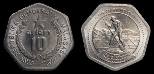 Madagaskar, 10 Ariary 1992, KM 18