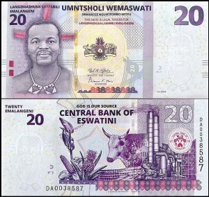 SWAZILAND / ESWATINI, 20 EMALANGENI 2024 Pick WB44