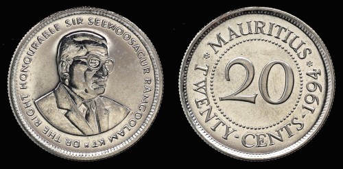 Mauritius 20 cents , KM 53 , 1.8zł.jpeg