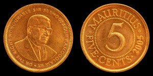 Mauritius, 5 Cents 2005, KM 52