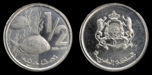 Maroko, 1/2 Dirham, KM 138