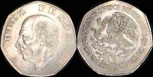 Meksyk, 10 Pesos, KM 477.1