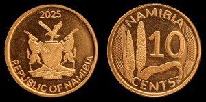 Namibia, 10 Cents 2025, UC206