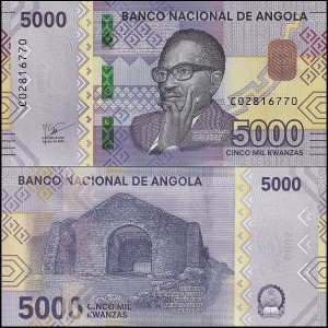 ANGOLA 5000 KWANZAS 2025, Ser. C, Pick W164c