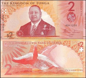 TONGA, 2 PA'ANGA (2023) Pick W50