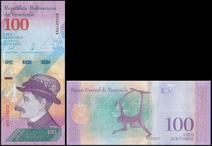 WENEZUELA, 100 BOLIVARES 15.01.2018 Pick 106a
