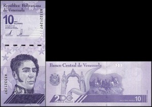 WENEZUELA, 10 BOLIVARES 29.04.2021, Seria A, Pick W116